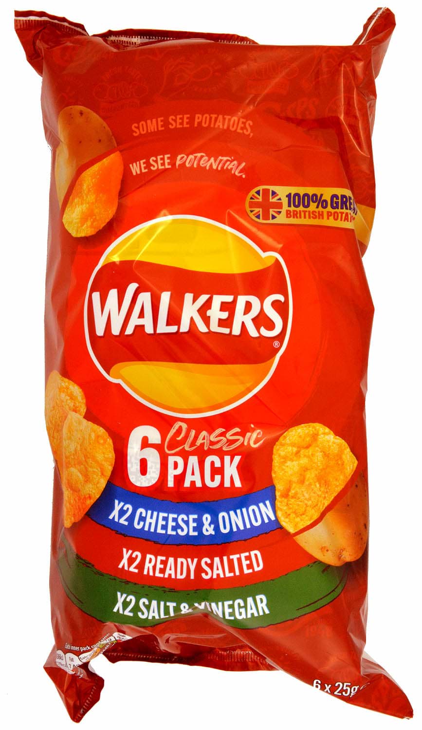 Picture of Walkers 6-Pack Classic Variety