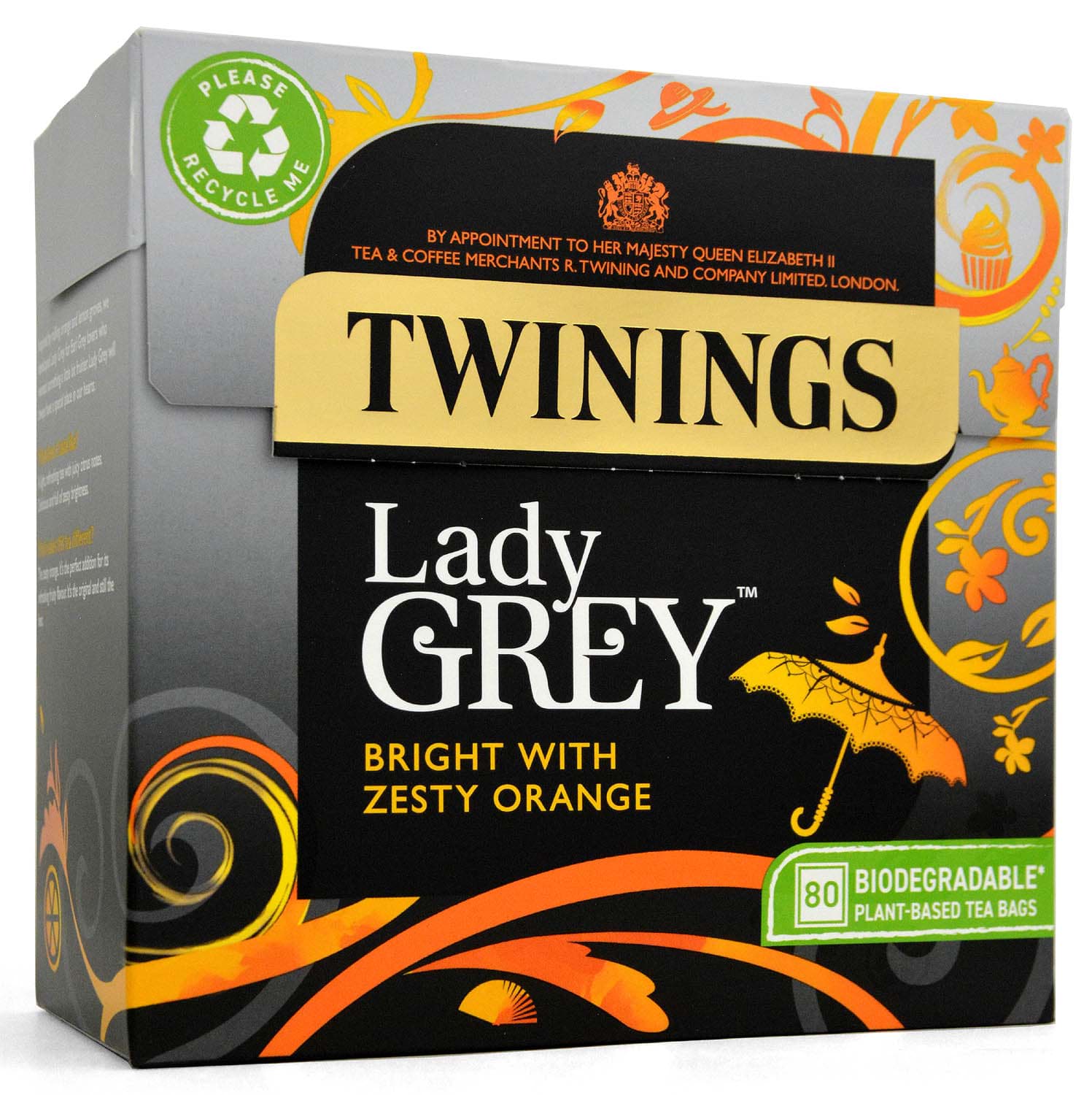 Picture of Twinings Lady Grey Tea 80 Bags 200g