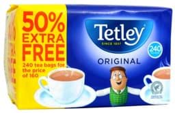 Picture of Tetley 160+80=240 Teabags - 750g
