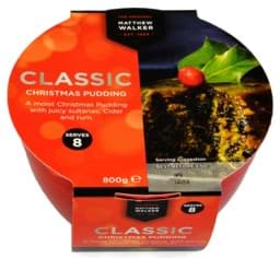 Zeige Details für Matthew Walker Classic Christmas Pudding 800g Bild von Matthew Walker Classic Christmas Pudding 800g
