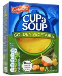 Zeige Details für Batchelors Cup a Soup Golden Vegetable Bild von Batchelors Cup a Soup Golden Vegetable