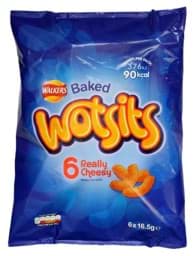 Zeige Details für Walkers Cheesy Wotsits 6 x 16,5g Bild von Walkers Cheesy Wotsits 6 x 16,5g