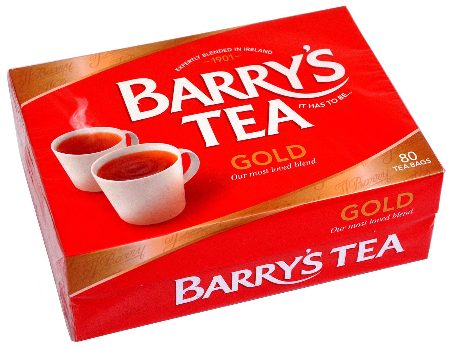 Picture of Barrys Tea Gold Blend 80 Bags 250g