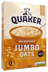Zeige Details für Quaker Jumbo Rolled Porridge Oats 1kg Bild von Quaker Jumbo Rolled Porridge Oats 1kg