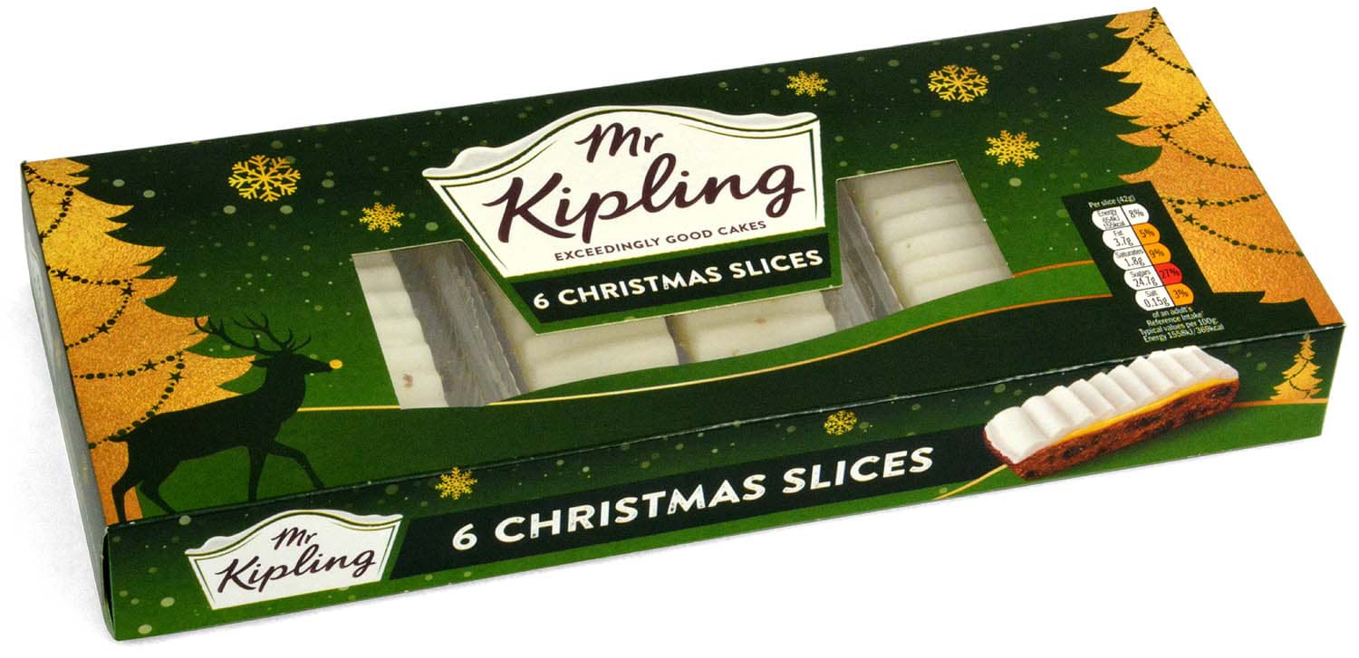 Picture of Mr. Kipling 6 Christmas Slices