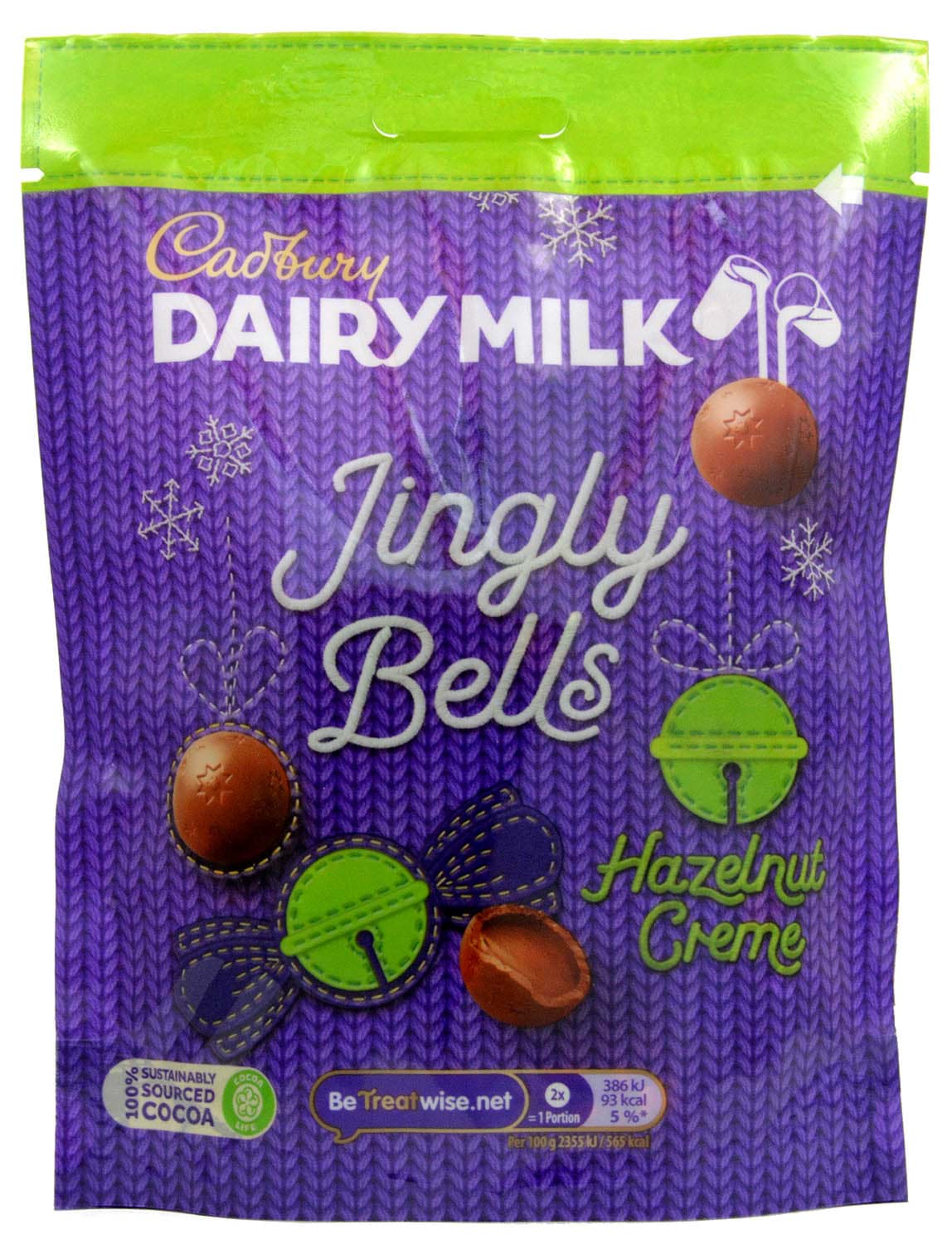 Picture of Cadbury Jingly Bells Hazelnut Creme 73g