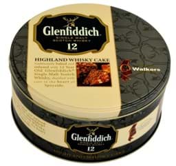 Picture of Walkers Glenfiddich Whisky Cake Tin 800g
