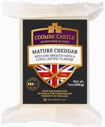 Zeige Details für Coombe Castle Mature Cheddar 200g Bild von Coombe Castle Mature Cheddar 200g