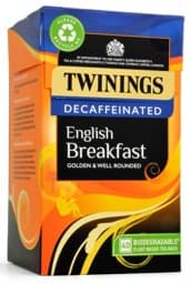 Zeige Details für Twinings English Breakfast Decaffeinated 40 Bags 109g Bild von Twinings English Breakfast Decaffeinated 40 Bags 109g
