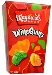 Zeige Details für Maynards Bassetts Wine Gums Box 350g Bild von Maynards Bassetts Wine Gums Box 350g