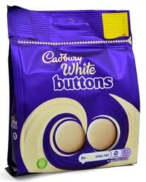 Zeige Details für Cadbury White Buttons 85g Bild von Cadbury White Buttons 85g
