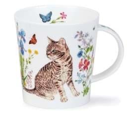 Zeige Details für Dunoon Lomond Floral Cats Tabby by Charlotte Galloux Bild von Dunoon Lomond Floral Cats Tabby by Charlotte Galloux