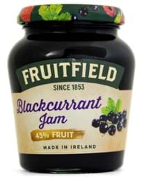 Zeige Details für Fruitfield Blackcurrant Jam 330g Bild von Fruitfield Blackcurrant Jam 330g