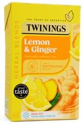 Zeige Details für Twinings Lemon & Ginger Flavour Tee 20 Beutel Bild von Twinings Lemon & Ginger Flavour Tee 20 Beutel