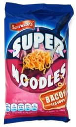 Zeige Details für Batchelors Super Noodles Bacon Flavour Bild von Batchelors Super Noodles Bacon Flavour
