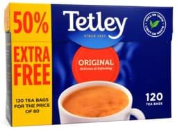 Zeige Details für Tetley Tea 80+40 Teebeutel - 375 g Bild von Tetley Tea 80+40 Teebeutel - 375 g