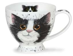 Zeige Details für Dunoon Skye Catter Splatter - Black & White by Kate Mawdsley Bild von Dunoon Skye Catter Splatter - Black & White by Kate Mawdsley
