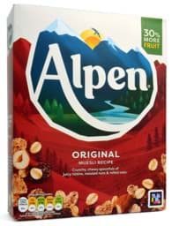 Zeige Details für Alpen Muesli Original 550g Bild von Alpen Muesli Original 550g