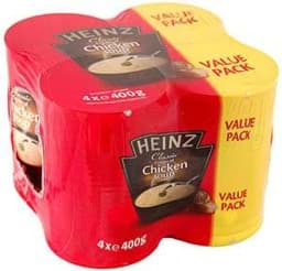 Zeige Details für Heinz Cream of Chicken Soup 4 x 400g Bild von Heinz Cream of Chicken Soup 4 x 400g