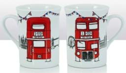 Zeige Details für London Bus Mug Bild von London Bus Mug