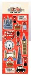 Zeige Details für London Sticker Set 15 pcs. Bild von London Sticker Set 15 pcs.