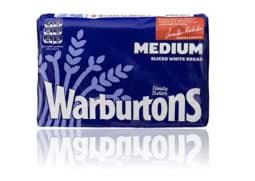 Zeige Details für Warburtons Medium Sliced White Bread 800g Bild von Warburtons Medium Sliced White Bread 800g
