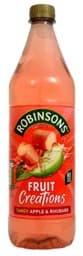 Zeige Details für Robinsons Fruit Creations Apple & Rhubarb 1 Litre Bild von Robinsons Fruit Creations Apple & Rhubarb 1 Litre