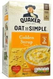 Zeige Details für Quaker Oat So Simple Golden Syrup Porridge 10-pack Bild von Quaker Oat So Simple Golden Syrup Porridge 10-pack