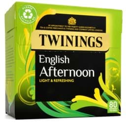 Zeige Details für Twinings English Afternoon 80 Tea Bags - 200g Bild von Twinings English Afternoon 80 Tea Bags - 200g