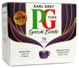 Zeige Details für PG Tips Earl Grey 70 Tea Bags 175g Bild von PG Tips Earl Grey 70 Tea Bags 175g