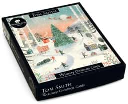 Zeige Details für Tom Smith 15 Christmas Village Luxury Cards 13 x 16 cm Bild von Tom Smith 15 Christmas Village Luxury Cards 13 x 16 cm