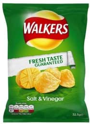 Zeige Details für Walkers Salt & Vinegar, Karton 32 x 32,5g Bild von Walkers Salt & Vinegar, Karton 32 x 32,5g