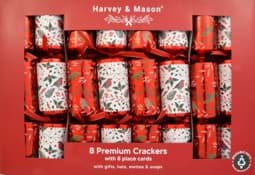 Zeige Details für Harvey & Mason 8 Premium Crackers Red Robin Bild von Harvey & Mason 8 Premium Crackers Red Robin