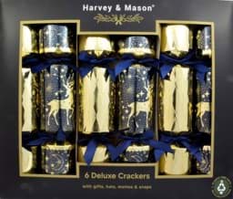 Zeige Details für Harvey & Mason 6 Deluxe Christmas Crackers Winter Leaf Silver Bild von Harvey & Mason 6 Deluxe Christmas Crackers Winter Leaf Silver