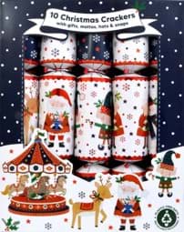 Zeige Details für 10 Family Christmas Crackers Santa & Friends Bild von 10 Family Christmas Crackers Santa & Friends