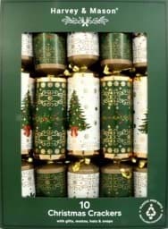 Zeige Details für Harvey & Mason 10 Luxury Crackers Tree & Wreath Bild von Harvey & Mason 10 Luxury Crackers Tree & Wreath