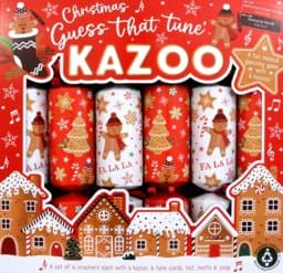 Zeige Details für 6 Christmas Crackers Kazoo Gingerbread Bild von 6 Christmas Crackers Kazoo Gingerbread