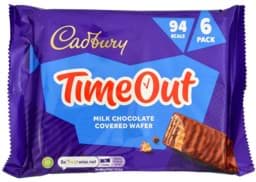 Zeige Details für Cadbury TimeOut 6 Riegel 108g Bild von Cadbury TimeOut 6 Riegel 108g