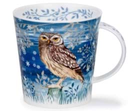 Zeige Details für Dunoon Cairngorm Full Moon - Little Owl by Kate Mawdsley Bild von Dunoon Cairngorm Full Moon - Little Owl by Kate Mawdsley