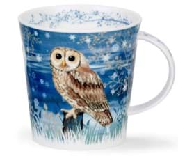 Zeige Details für Dunoon Cairngorm Full Moon - Tawny Owl by Kate Mawdsley Bild von Dunoon Cairngorm Full Moon - Tawny Owl by Kate Mawdsley