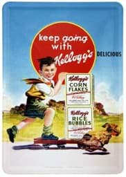 Zeige Details für Metal Card Blechkarte ´Keep Going With Kellogg´s´ Bild von Metal Card Blechkarte ´Keep Going With Kellogg´s´