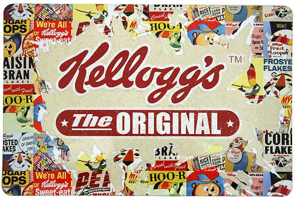 Picture of Metal Sign ´Kellogg´s - The Original´ Collage