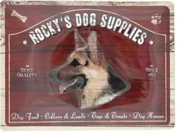 Zeige Details für Metal Sign ´Rocky´s Dog Supplies´ Bild von Metal Sign ´Rocky´s Dog Supplies´