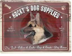 Bild von Metal Sign ´Rocky´s Dog Supplies´