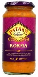 Bild von Pataks Korma Sauce Glas 450g