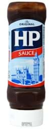 Picture of HP Original Brown Sauce Top Down 450g/390ml