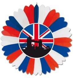 Zeige Details für Union Jack Deko-Rosette 60cm mit Tower Bridge einseitig Bild von Union Jack Deko-Rosette 60cm mit Tower Bridge einseitig