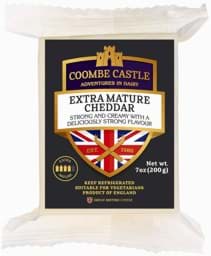 Zeige Details für Coombe Castle Extra Mature Cheddar 200g Bild von Coombe Castle Extra Mature Cheddar 200g
