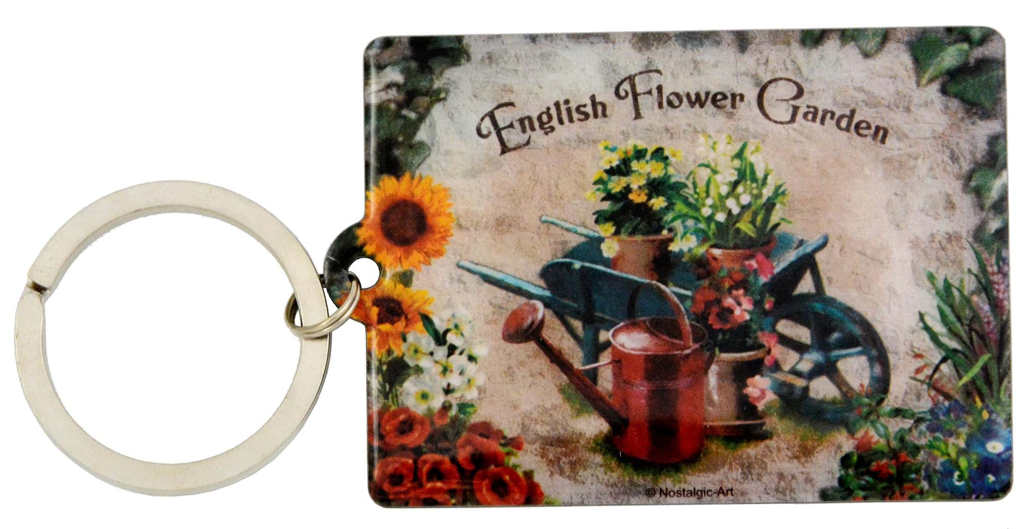Picture of Keyring English Flower Garden