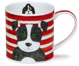 Zeige Details für Dunoon Orkney Stripy Dogs Red by Caroline Bessey Bild von Dunoon Orkney Stripy Dogs Red by Caroline Bessey